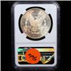 Image 3 : NGC 1881-s Colorfully Toned Morgan Dollar $1 Graded ms63 By NGC