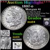 Image 1 : ***Auction Highlight*** 1897-o Morgan Dollar $1 Graded Choice Unc By USCG (fc)