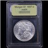 Image 4 : ***Auction Highlight*** 1897-o Morgan Dollar $1 Graded Choice Unc By USCG (fc)