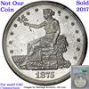 Image 6 : ***Auction Highlight*** 1875-cc Medium CC Trade Dollar $1 Graded ms63 By SEGS (fc)