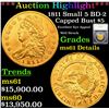 Image 1 : ***Auction Highlight*** 1811 Small 5 BD-2 Gold Capped Bust Half Eagle $5 Graded ms61 Details By SEGS