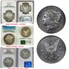 Image 10 : ***Auction Highlight*** 1889-cc Vam 3 Morgan Dollar $1 Graded Select Unc+ PL By USCG (fc)