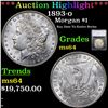 Image 1 : ***Auction Highlight*** 1893-o Morgan Dollar $1 Graded ms64 By SEGS (fc)