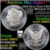 Image 1 : ***Auction Highlight*** 1884/18-cc Vam 6 R5 Morgan Dollar $1 Graded ms65 DMPL By SEGS (fc)