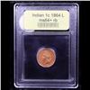 Image 4 : ***Auction Highlight*** 1864 L Indian Cent 1c Graded Choice+ Unc RB By USCG (fc)
