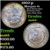 Image 1 : 1902-p Morgan Dollar $1 Grades Choice+ Unc