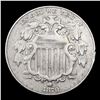 Image 2 : 1870 Shield Nickel 5c Grades vf++