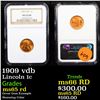 Image 1 : NGC 1909 vdb Lincoln Cent 1c Graded ms65 rd By NGC