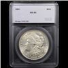 Image 4 : ***Auction Highlight*** 1891-p Top 100 Vam 2 I3 R4 Morgan Dollar $1 Graded ms64 By SEGS (fc)