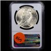 Image 3 : NGC 1923-p Peace Dollar $1 Graded ms62 By NGC