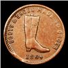 Image 2 : 1864 Troy Ohio Boots And Shoes F-OH-880-c-5a R3 Mint Error Civil War Token 1c Grades xf