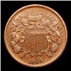 Image 2 : 1864 Two Cent Piece 2c Grades Select AU