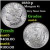 Image 1 : 1889-p Morgan Dollar $1 Grades Choice+ Unc
