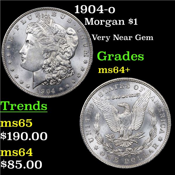 1904-o Morgan Dollar $1 Grades Choice+ Unc