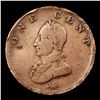Image 2 : Undated (1783) Washington Double-Head Cent. Baker-6, W-11200 Plain Edge Colonial Cent Grades vf++