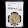 Image 2 : NGC 1921-p Morgan Dollar $1 Graded ms64 By NGC