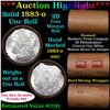 Image 1 : ***Auction Highlight*** Full solid date 1883-o Uncirculated Morgan silver dollar roll, 20 coins (fc)