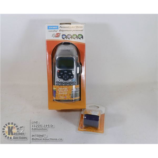 DYMO LETRATAG PERSONAL LABEL MAKER WITH REFILLS