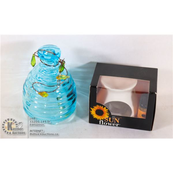 LOT W/ NEW AVON DECOR & A NEW OIL BURNER