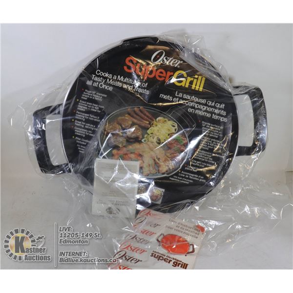 OSTER INDOOR SUPER GRILL-NEW