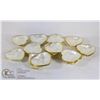 Image 1 : BOX OF MOTHER OF PEARL HEART SHAPED BOWLS