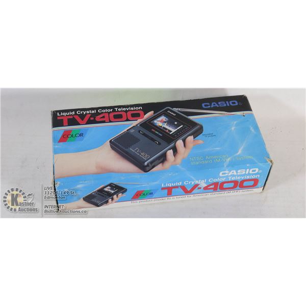 VINTAGE CASIO TV-400 PORTABLE