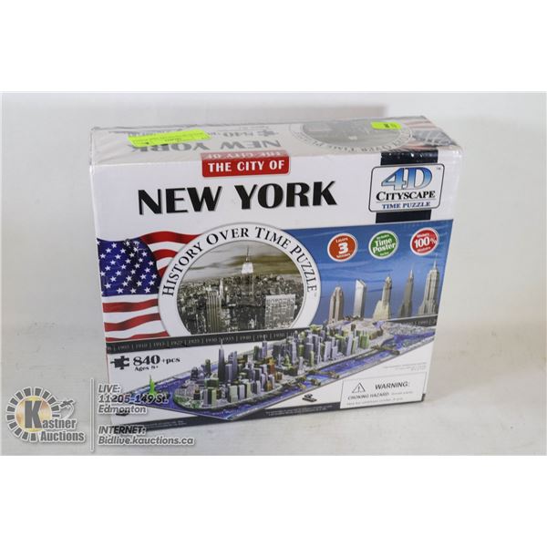 SEALED 4D CITYSCAPE TIME PUZZLE