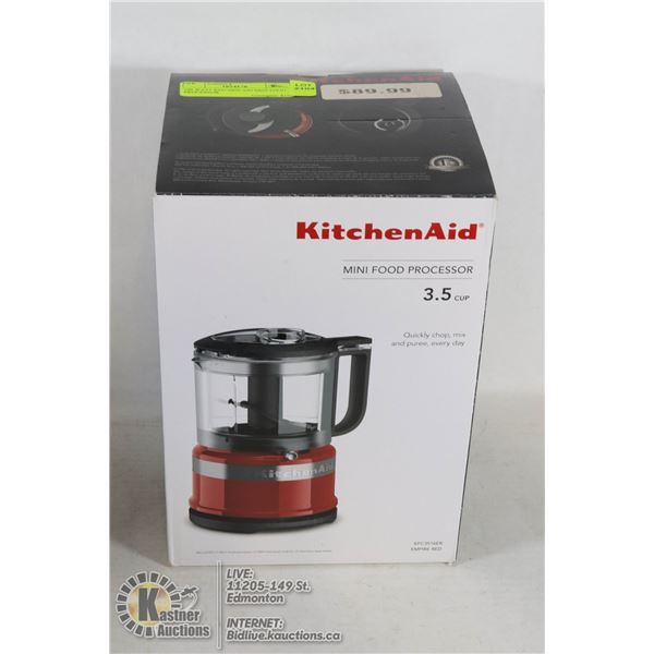 240 WATT KITCHEN AID MINI FOOD PROCESSOR