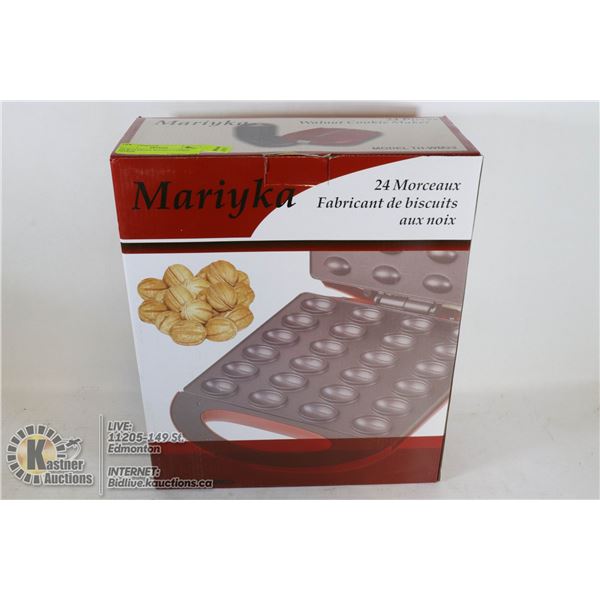 NEW 24 PIECES WALNUT COOKIE MAKER
