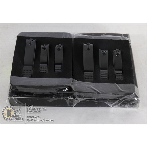LOT OF TWO 3 PCS NAIL CLIPPER SET