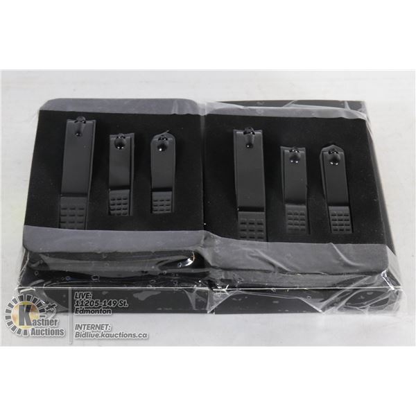 LOT OF TWO 3 PCS NAIL CLIPPER SET