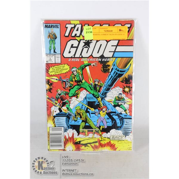MARVEL COMICS TALES OF GIJOE #1