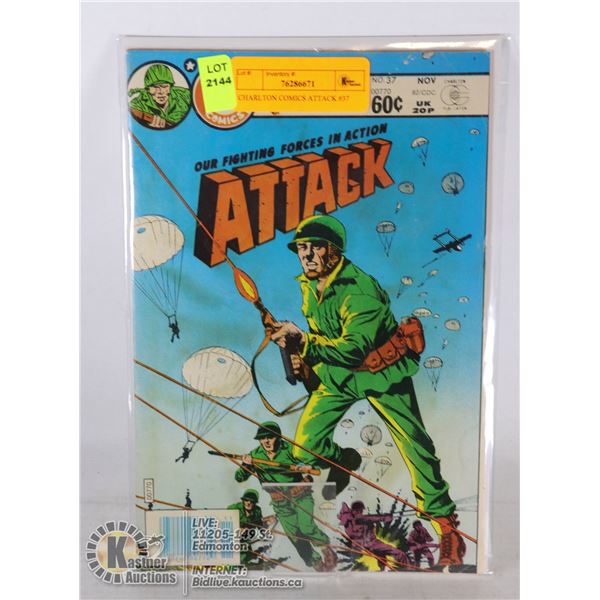 CHARLTON COMICS ATTACK #37