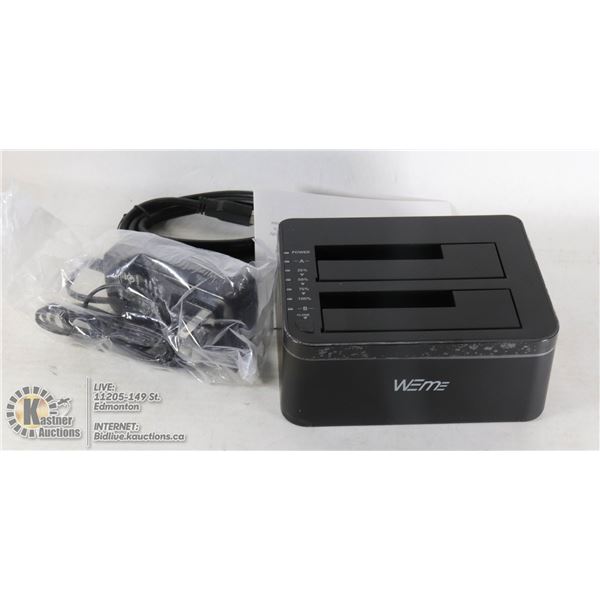 USB 3.0 TO SATA I/II/III DUAL BAYS DOCKING STATION