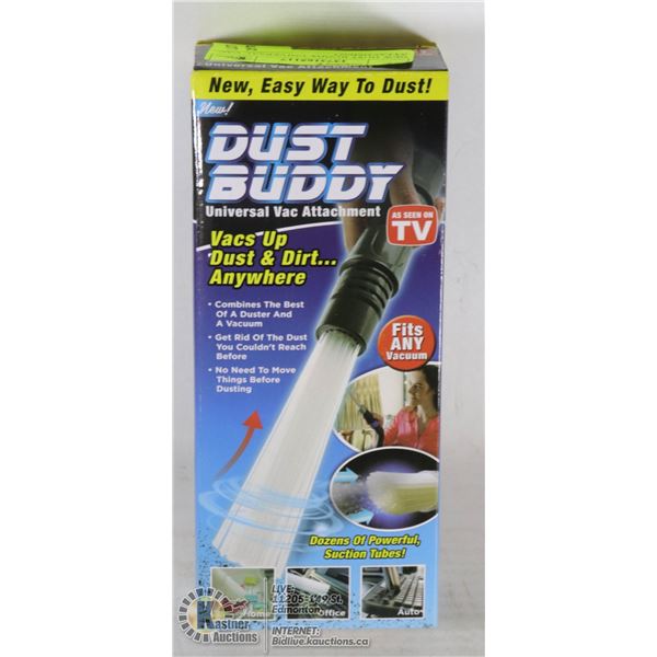NEW DUST BUDDY UNIVERSAL VAC ATTACHMENT