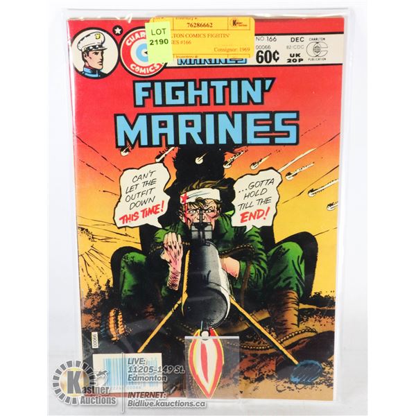 CHARLTON COMICS FIGHTIN' MARINES #166