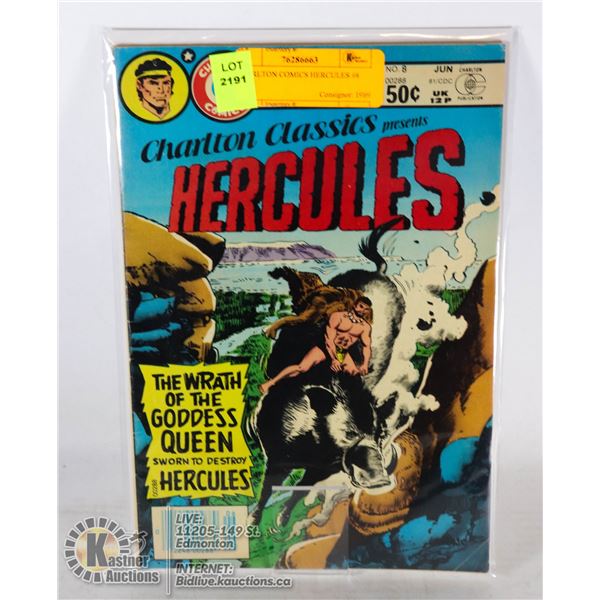 CHARLTON COMICS HERCULES #8