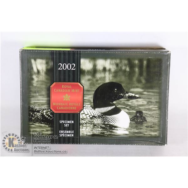 2002 SPECIMEN SET CANADIAN MINT