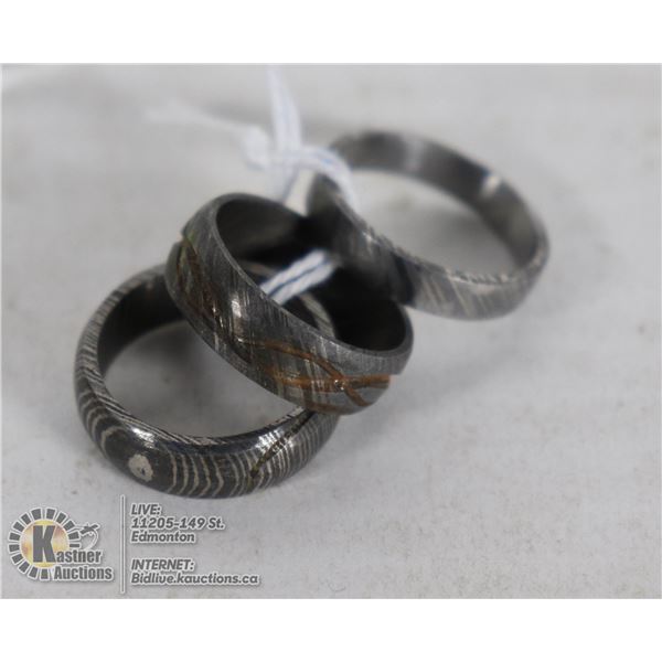 DAMACUS - HAND MADE STEEL RING- NEW (12)