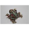 Image 2 : FROG RHINESTONE BROOCH