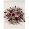 Image 1 : FLORAL BURST RHINESTON BROOCH