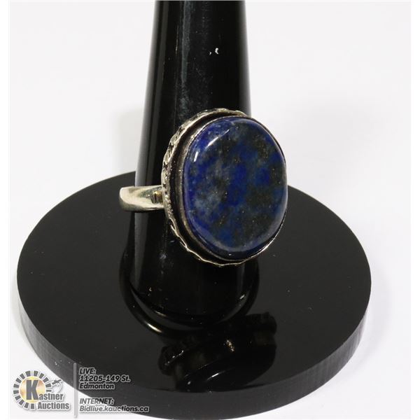 #53-LAPIZ LAZULI RING/ SIZE 7.5