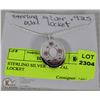Image 1 : STERLING SILVER .925 OVAL LOCKET