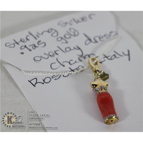 STERLING SILVER .925 ITALIAN DRESS CHARM