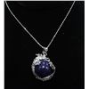 Image 1 : SODALITE STONE IN STAINLESS DRAGON NECKLACE 925