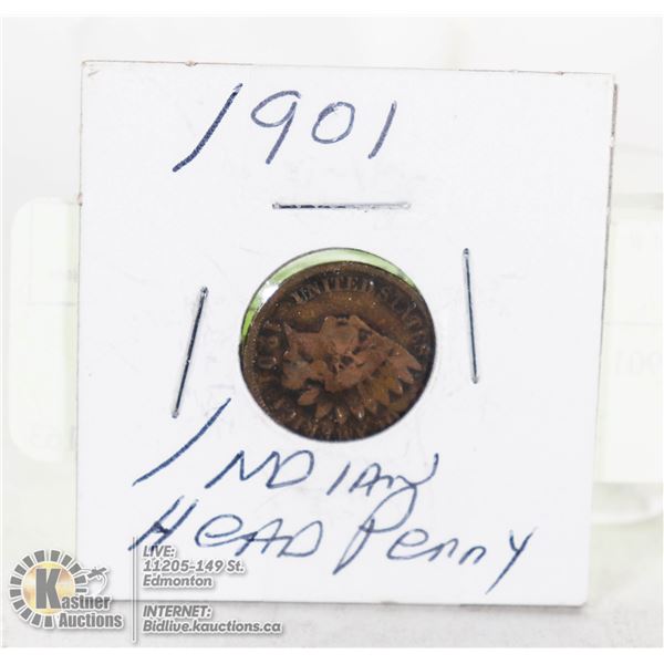 1901 INDIAN HEAD PENNY