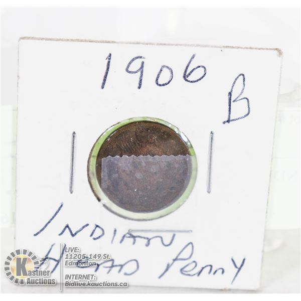 INDIAN HEAD PENNY 1906 B