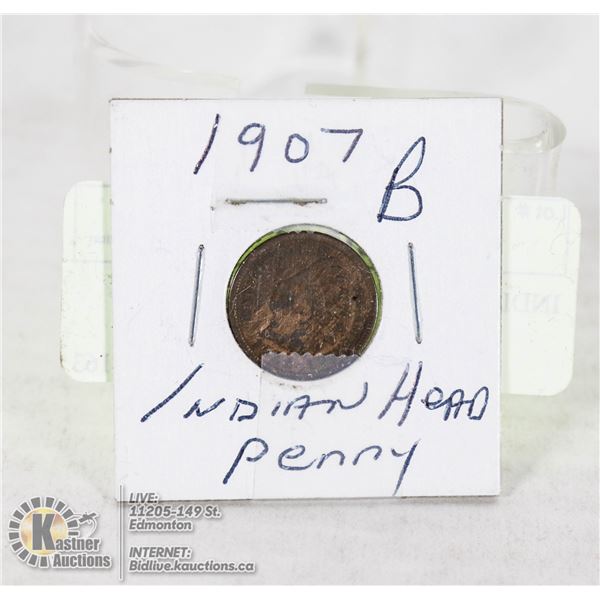 INDIAN HEAD PENNY 1907B