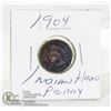 Image 1 : 1904 INDIAN HEAD PENNY
