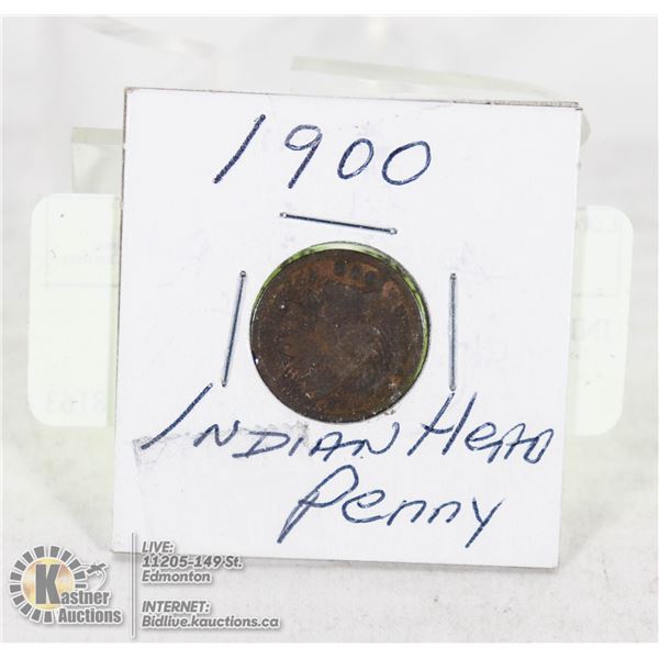 INDIAN HEAD PENNY 1900